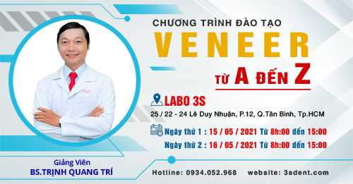 CHƯƠNG TRÌNH ĐÀO TẠO VENEER TỪ A-Z